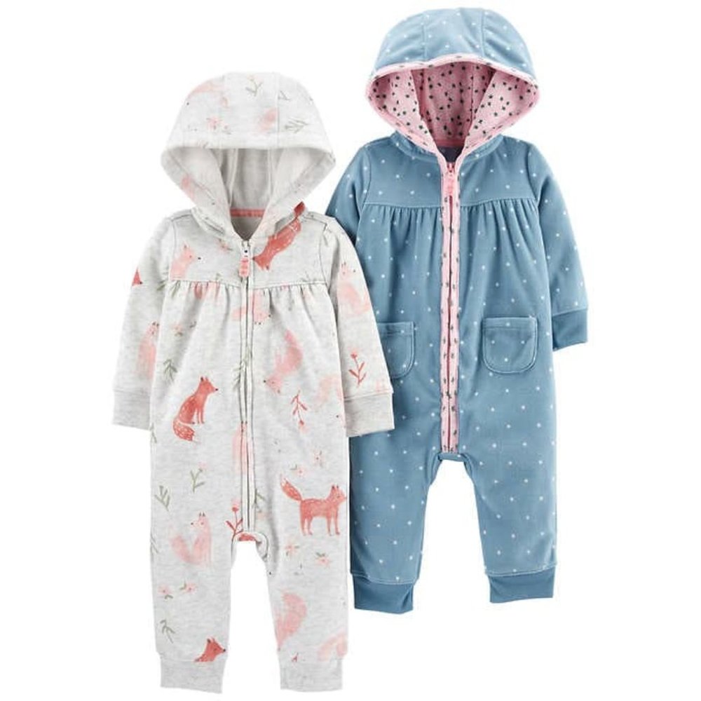 Carter's Infant 2-pack Jumpsuit, Fox